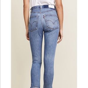 Redone High Rise ankle crop Vintage Levi’s Sz 29